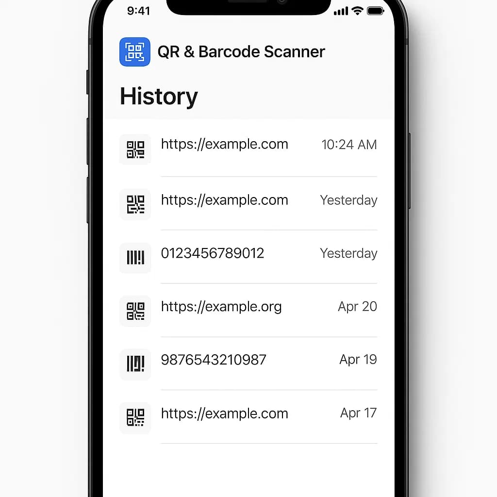 QR & Barcode Scanner App screen 3
