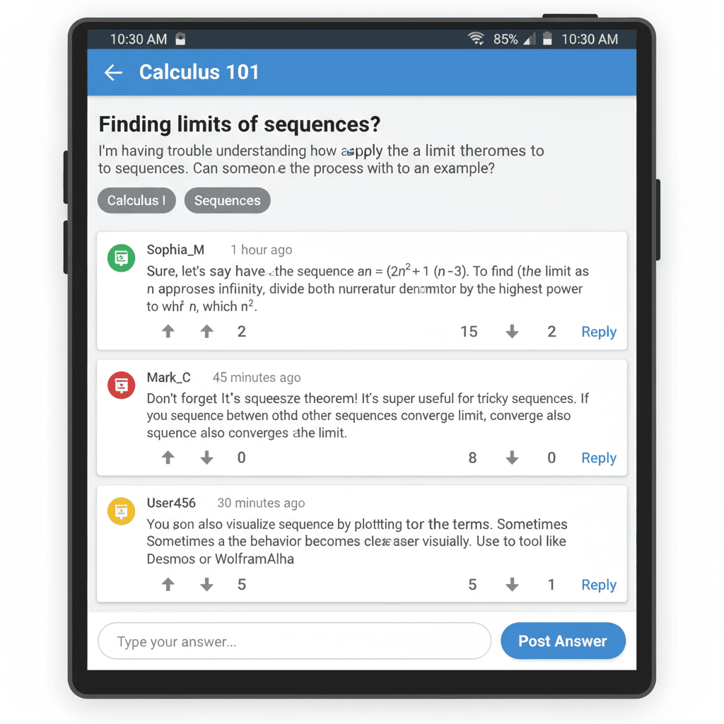 Study Groups Mobile Application screen 3